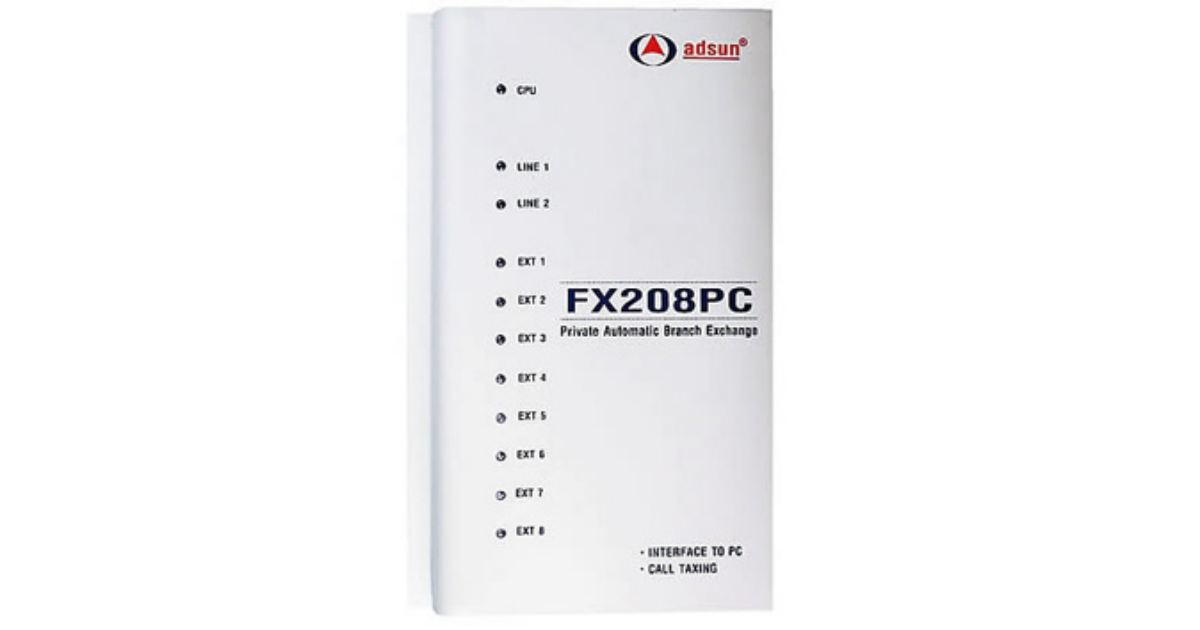 Adsun FX-208PC (2 CO – 8 máy nhánh) 
